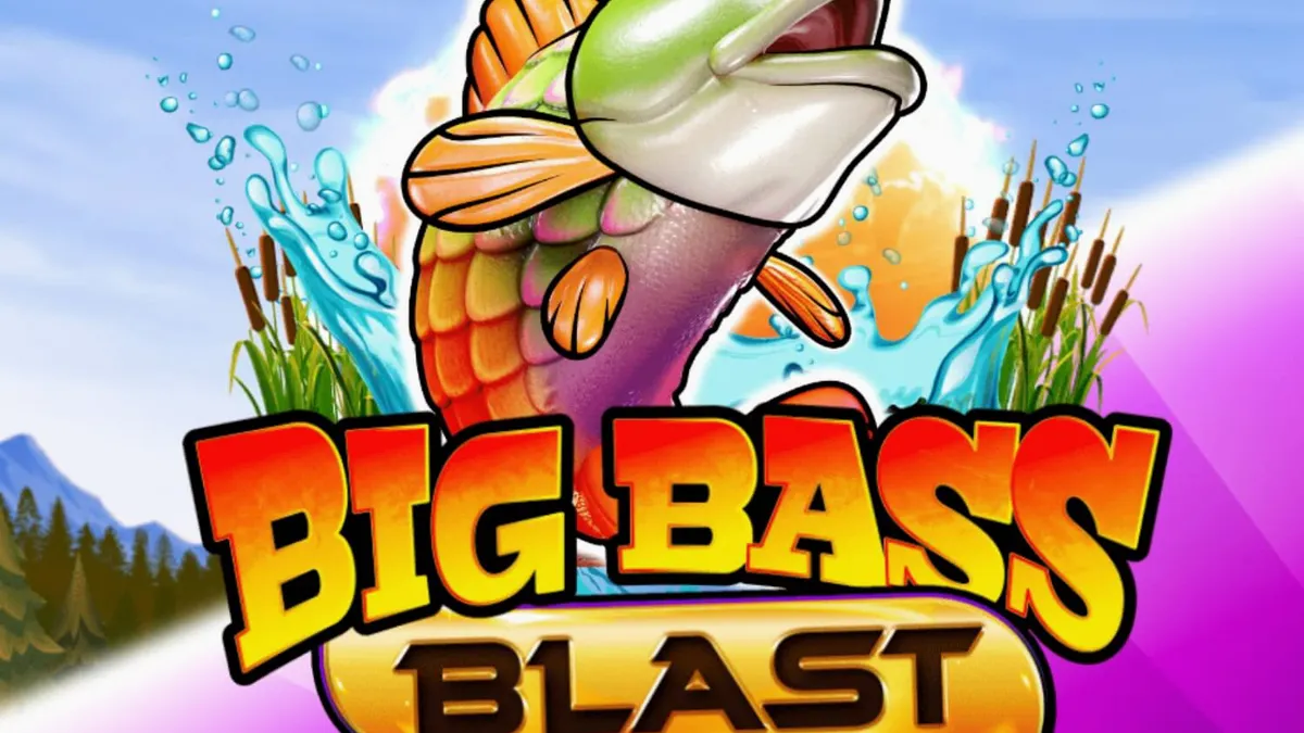 Interface do jogo Big Bass Blast em um smartphone moderno