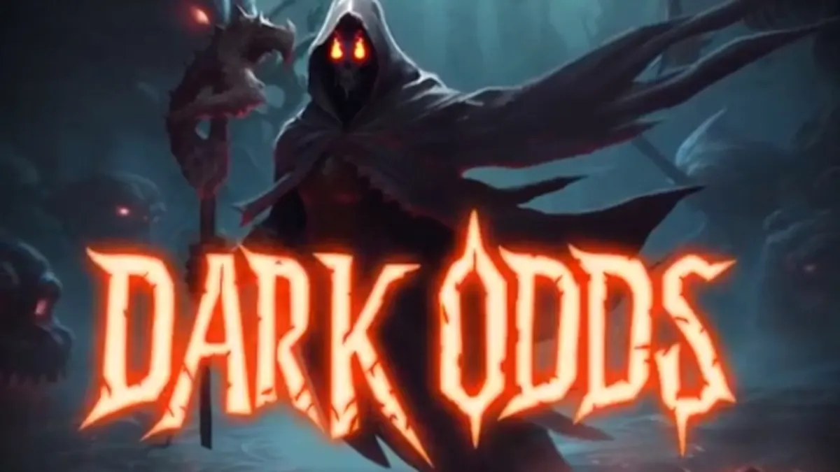 Tela principal do slot Dark Odds com tema de horror e Halloween